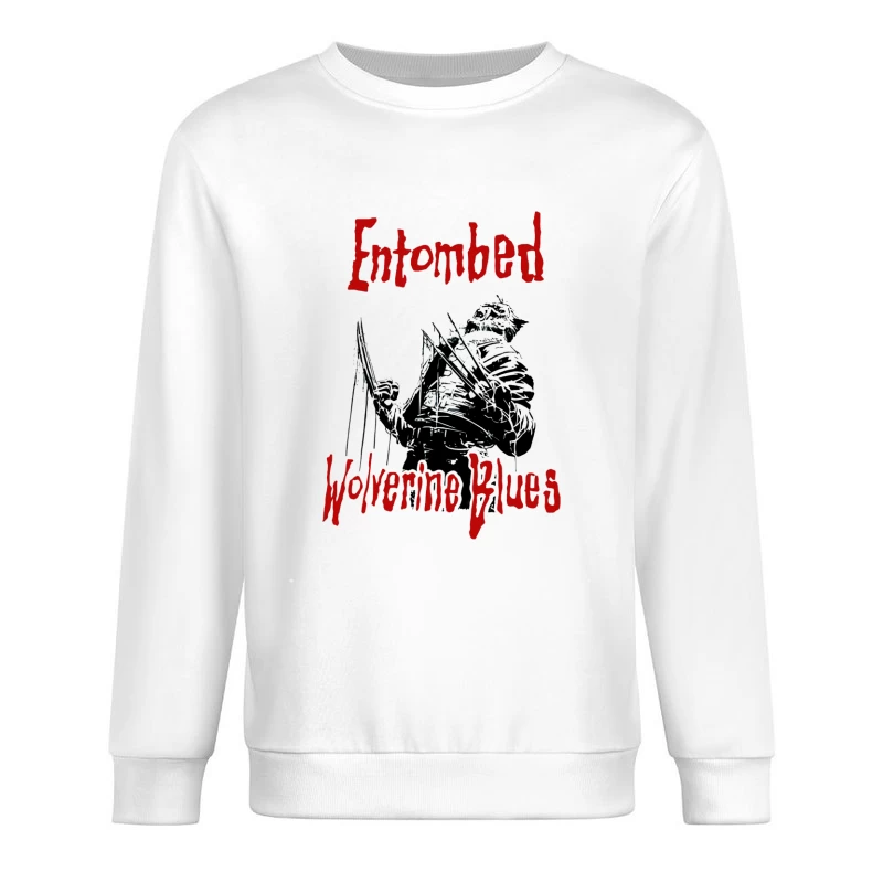 Entombed Wolverine Blues Retro Male Pullover Sweatshirt