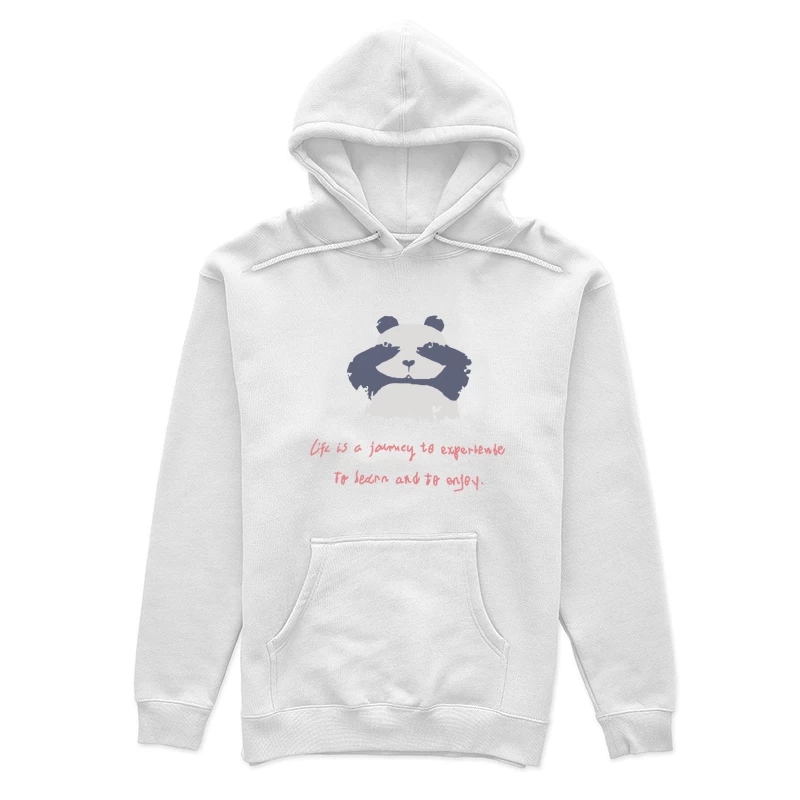 Panda-Grafik mit lebensbejahendem Zitat Damen Pullover Hoodie