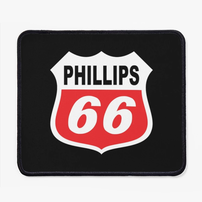 Phillips 66 Classic Shield Logo Design Mouse Pad