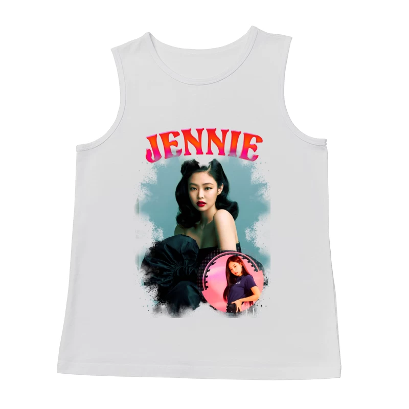 Stylish Portrait of Jennie Male Tank Top