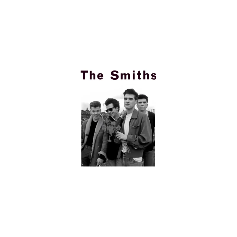 The Smiths: Iconic 1980s British Indie Rock Band Portrait iPhone Case