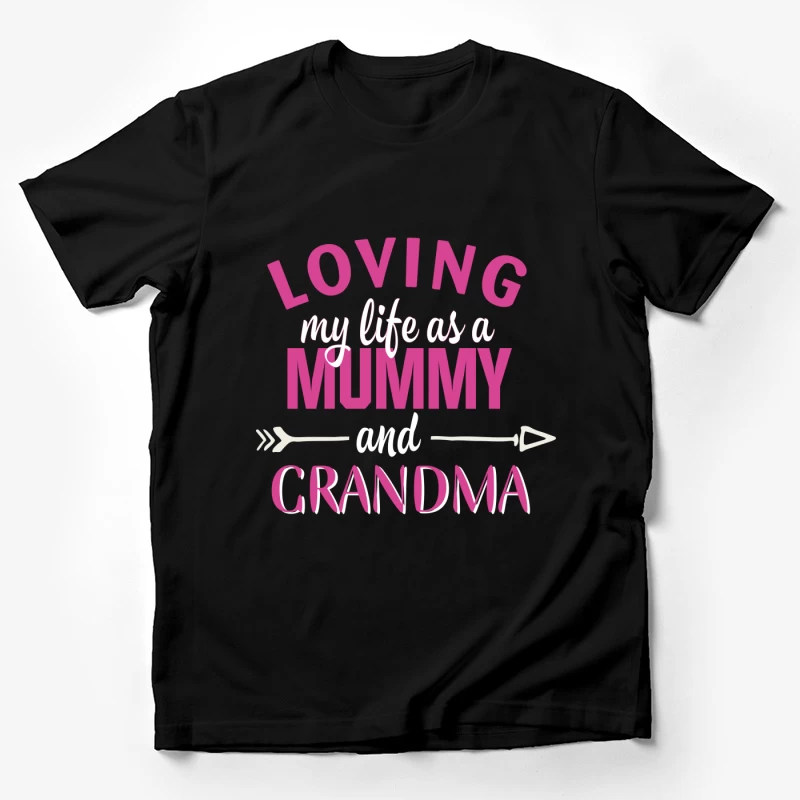 Amour de la vie comme maman et grand-mère Homme T-Shirt