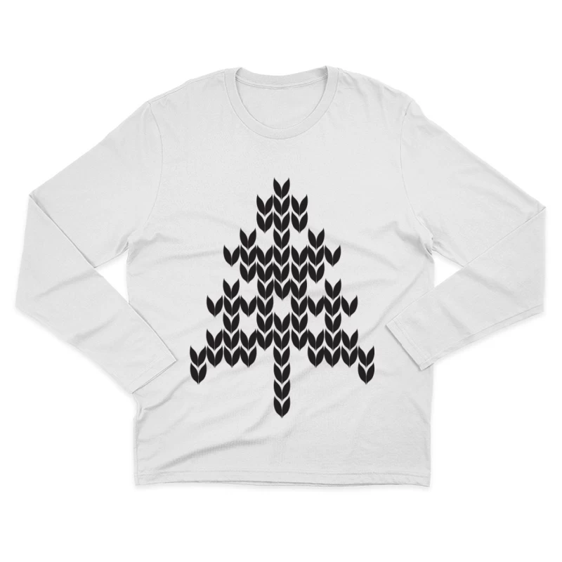 Arbre Symétrique Homme Manches Longues T-Shirt