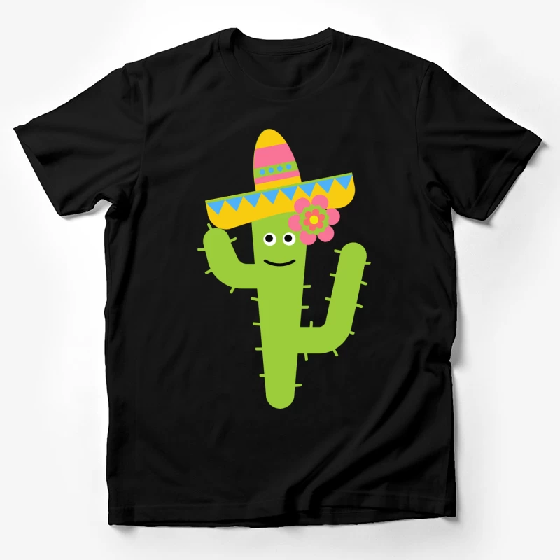 Cactus joyeux avec sombrero Homme T-Shirt