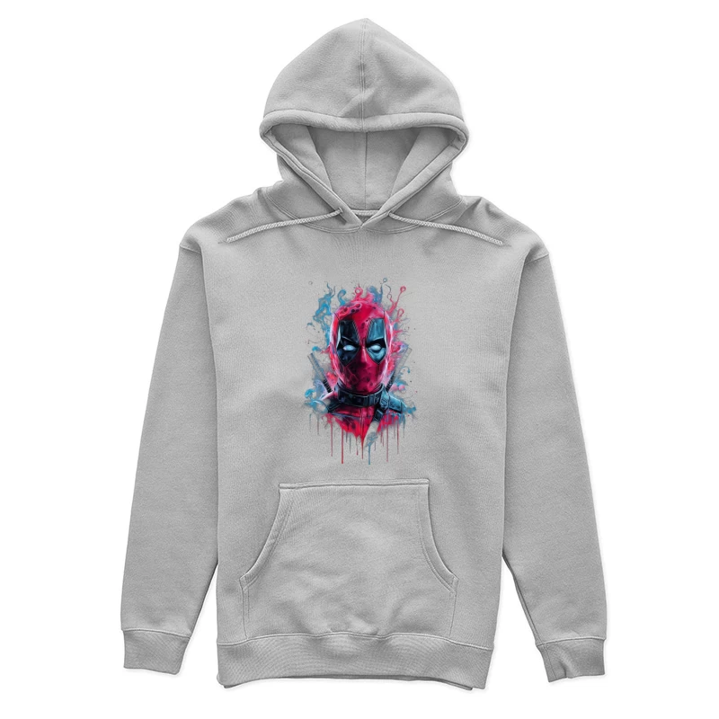 Deadpool Comic Art Illustration Female Pullover Hoodie