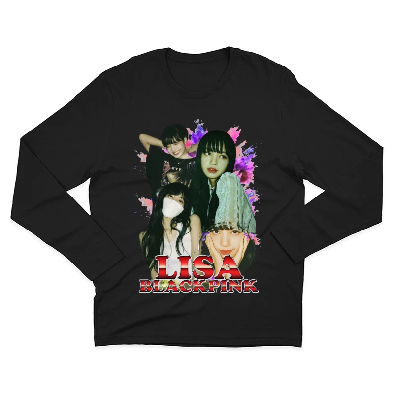 Lisa blackpink Male Long Sleeve T-Shirt