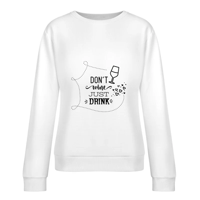 Silhouette d'un chien en pointillés Femme Sweat-shirt à enfiler