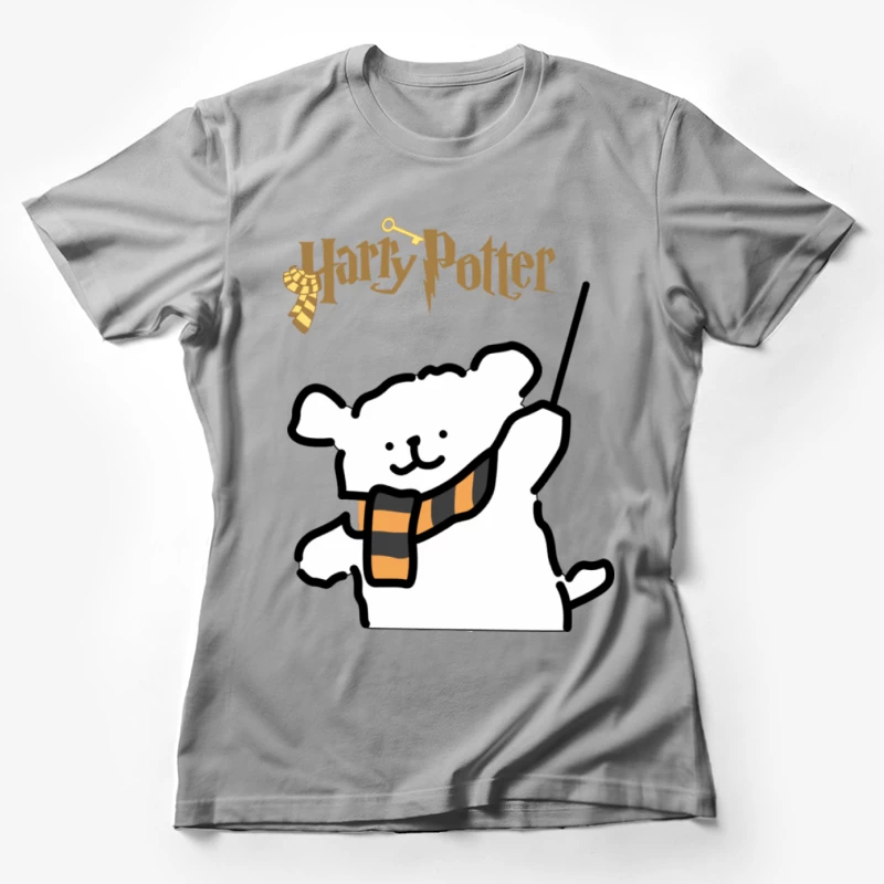Niedlicher magischer Teddybär mit Zauberstab Damen T-Shirt