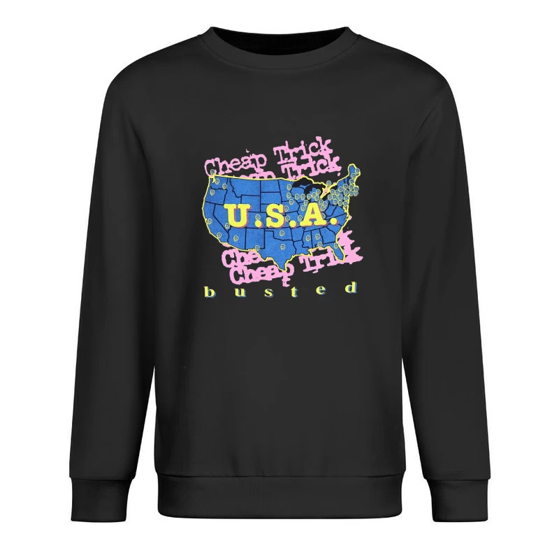 Cheap Trick Busted Male Pullover Sweatshirt