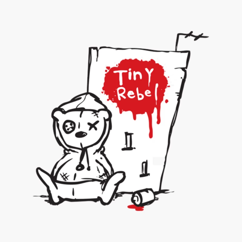Tiny Rebel 2 Cotton Tote Bag