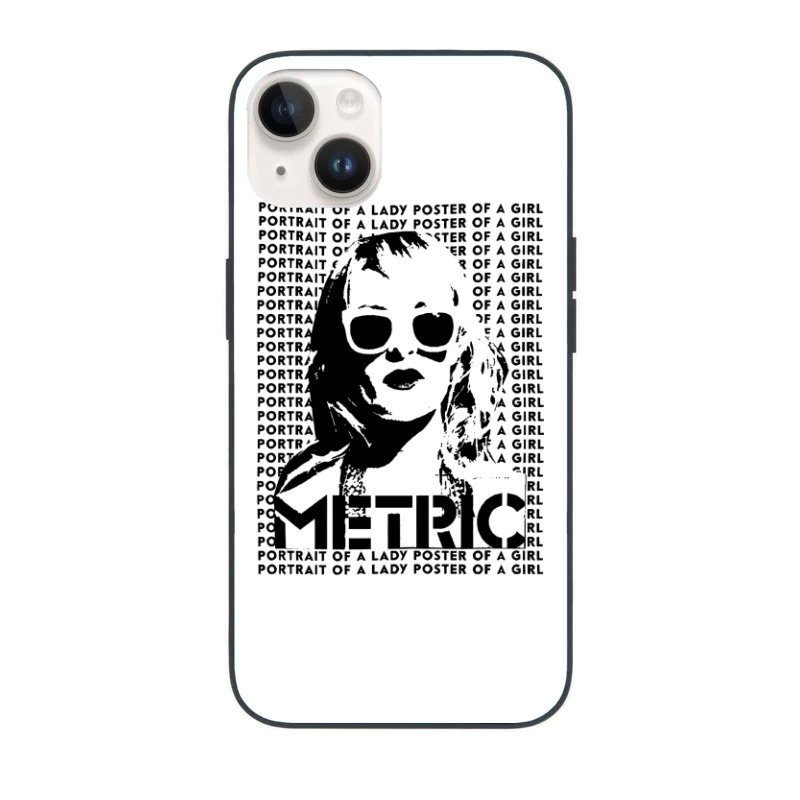 Metric Portrait Of A Lady iPhone Case