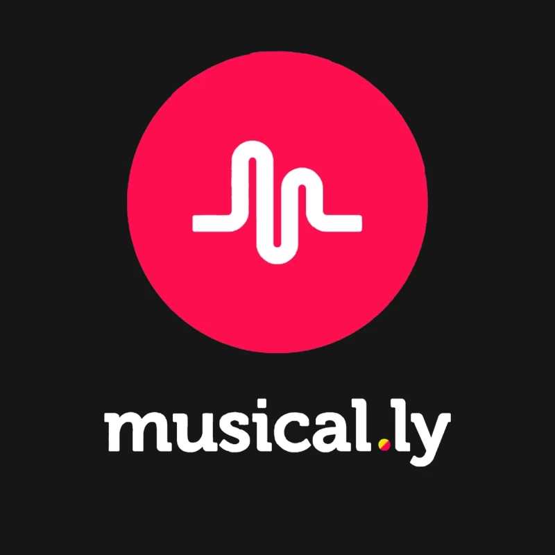 Musical.ly Social Media App Logo Design Male Long Sleeve T-Shirt