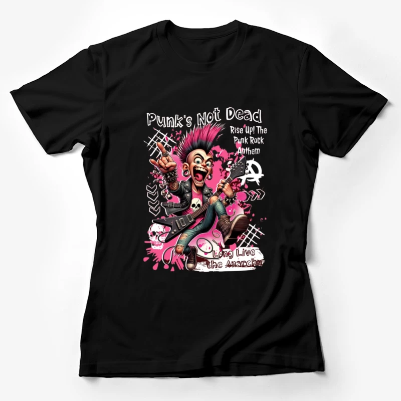 Rébellion Punk Rock Femme T-Shirt