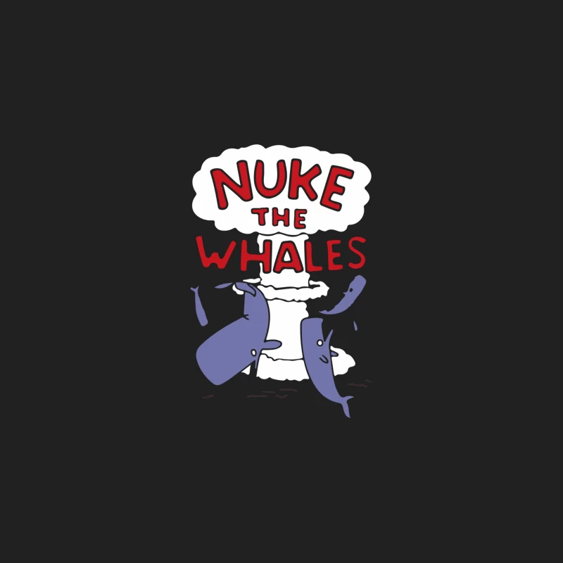 Nuke The Whales Funny Bucket Hat