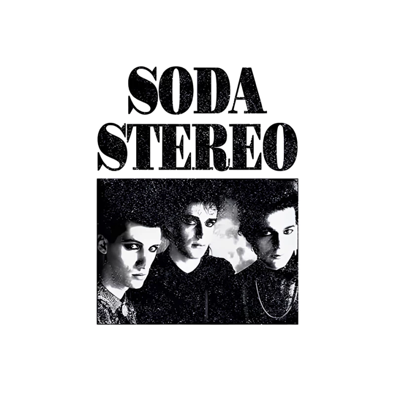 Soda Stereo Band Retro Pin