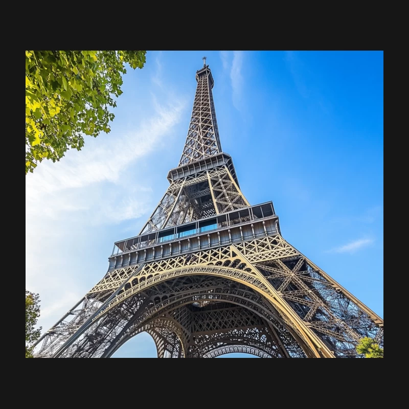 Iconic Eiffel Tower: Paris Landmark and Architectural Marvel Mouse Pad