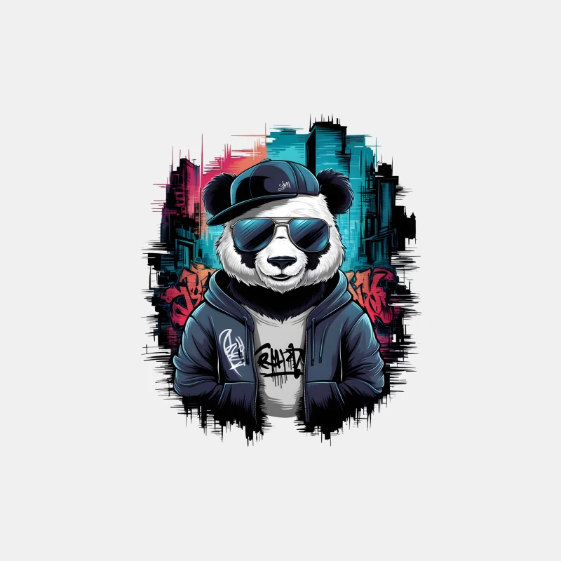Urban Panda: Street Art Meets Hip Hop Male Tank Top