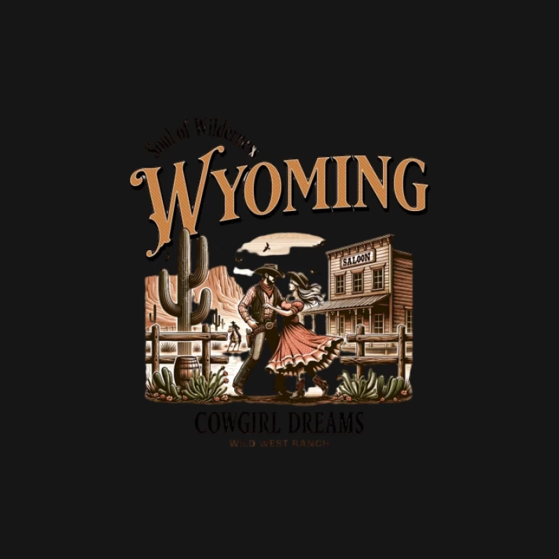 Danse Western dans le Wyoming Femme Manches Longues T-Shirt