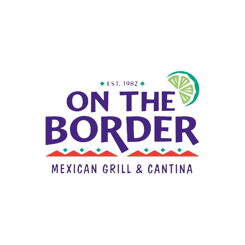 On The Border Mexican Grill & Cantina Restaurant Logo Desk Mat