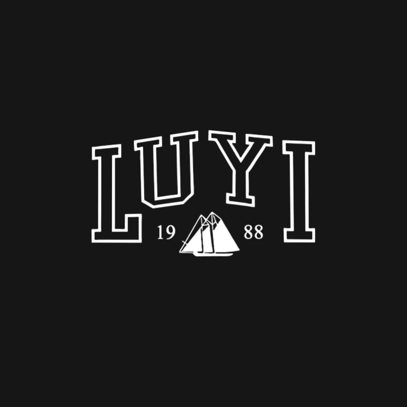 Logo LUYI avec bateau à voile et année 1988 Femme Manches Longues T-Shirt