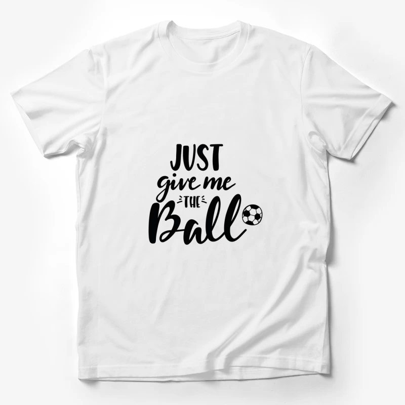 Phrase inspirante sur le football Homme T-Shirt