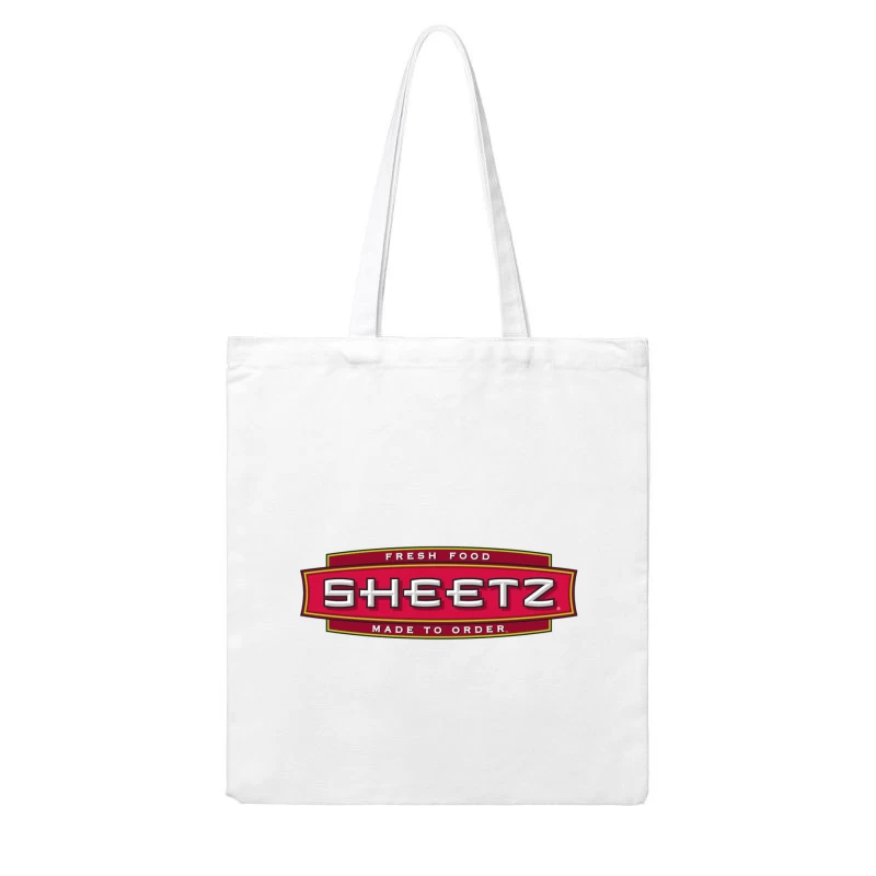 Sheetz Convenience Store Logo with Made to Order Fresh Food Branding Cotton Tote Bag