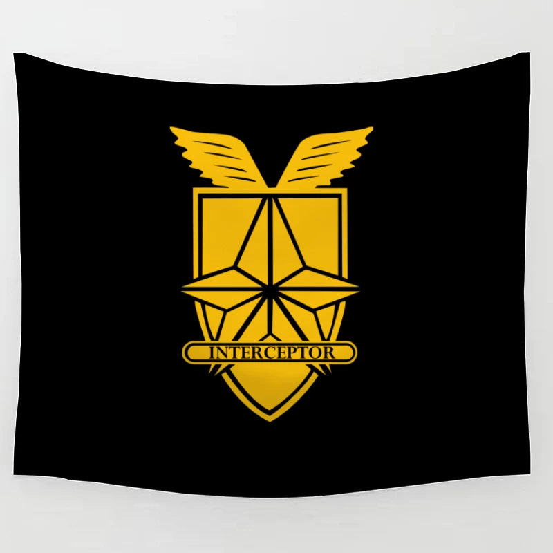 Interceptor Badge Tapestry