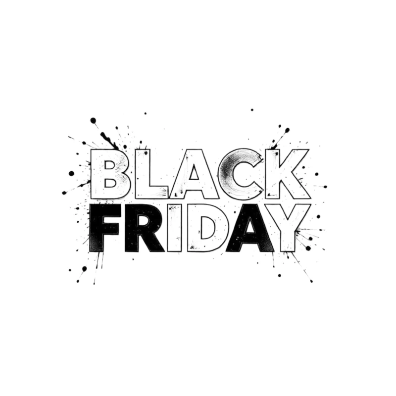 Black Friday Shopping Discounts and Promotions Throw Pillow