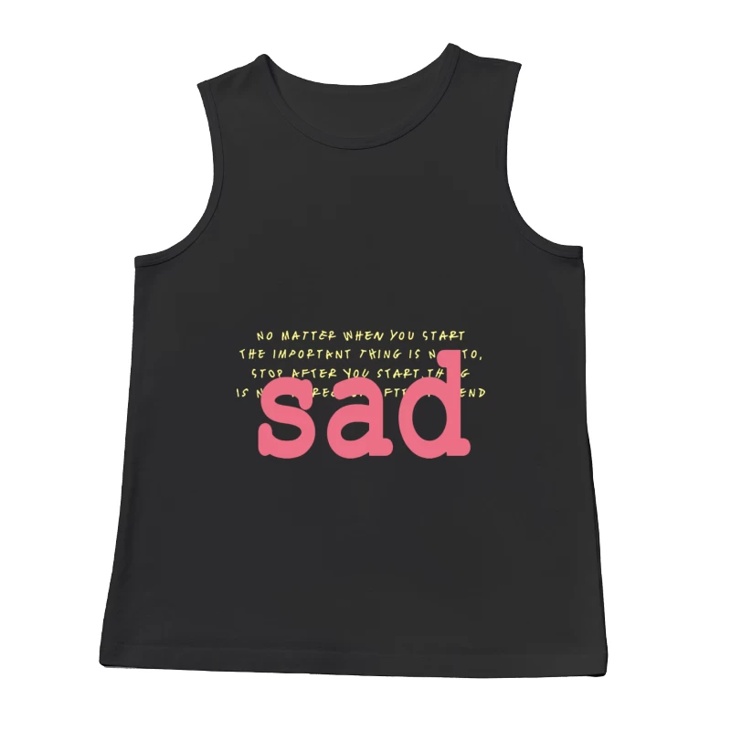 Motivationszitat über das Weitermachen Herren Tanktops