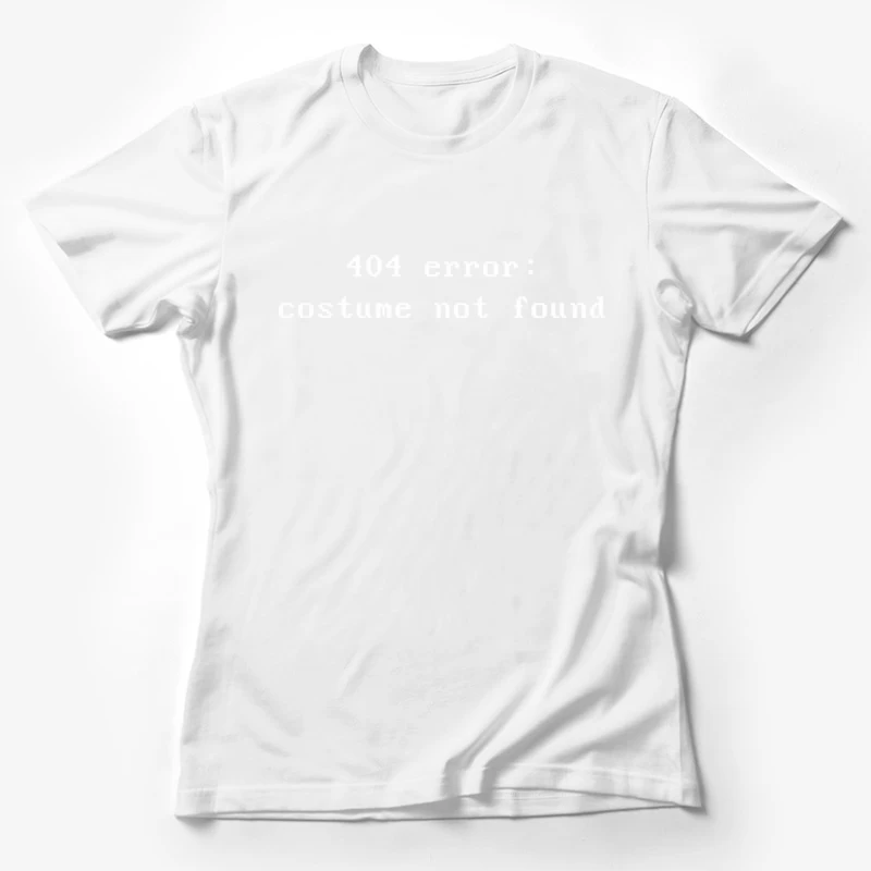 Blank White Square: Minimal Empty Space Female T-Shirt