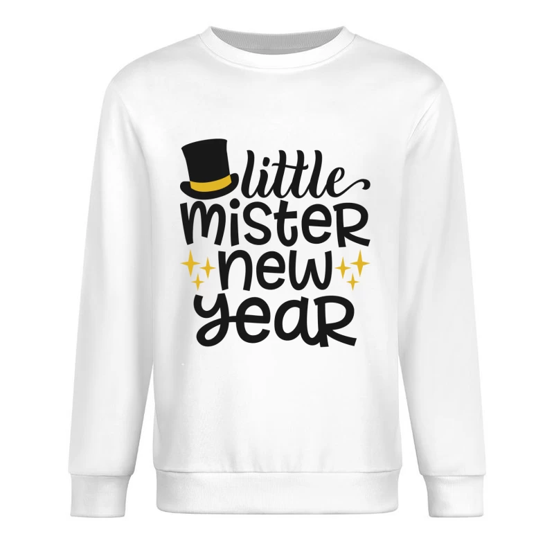 Petit Monsieur Nouvel An avec Chapeau Homme Sweat-shirt à enfiler