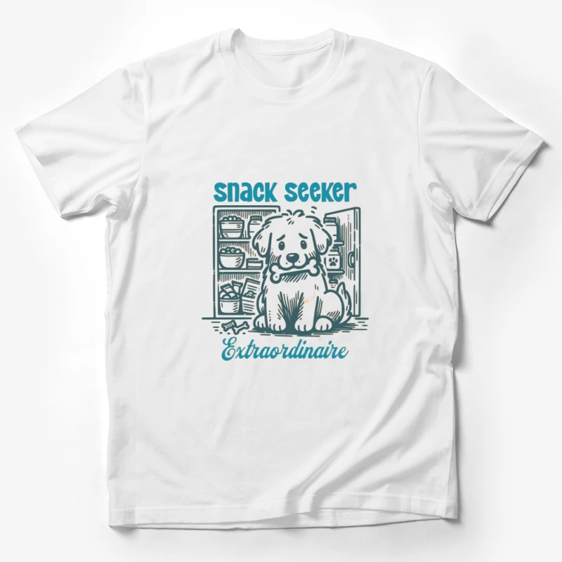 Snack-Suchhund im Kühlschrank Herren T-Shirt