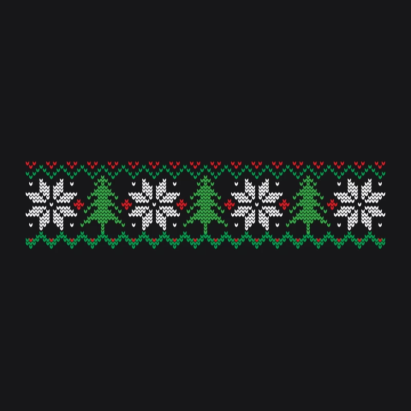 Motif de Noël tricoté Homme Sweat à capuche