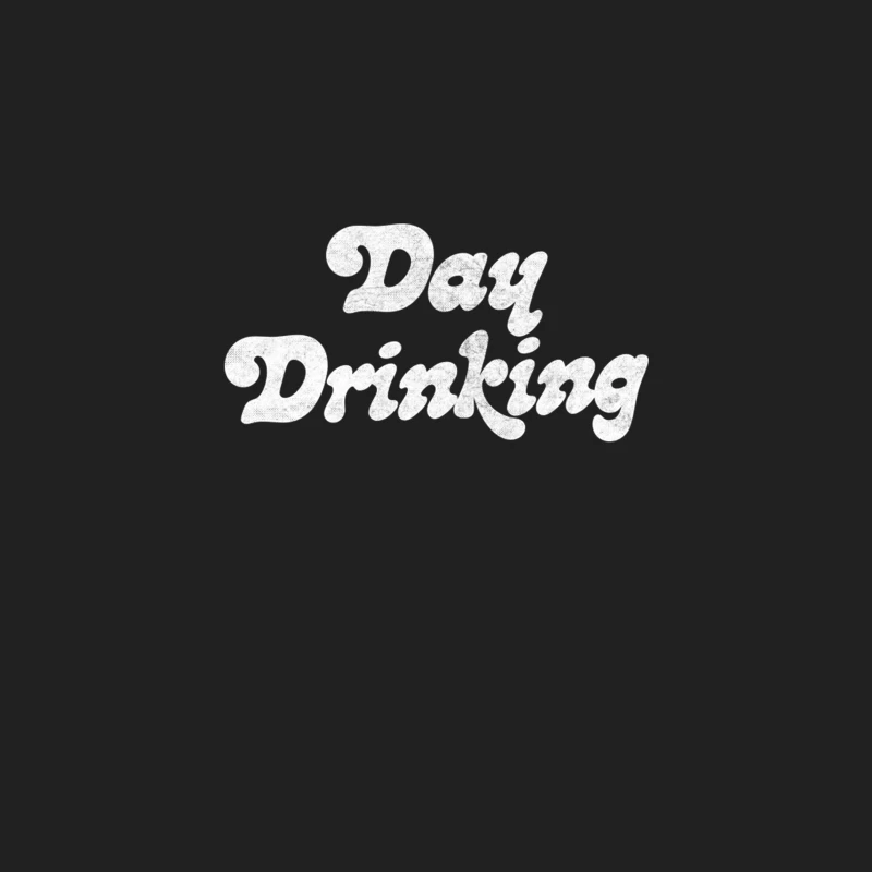 Day Drinking  Retro Style Booze Lover Design Bucket Hat