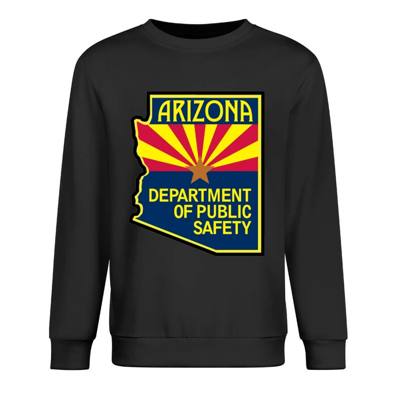 Arizona Department of Public Safety Official Logo Male Pullover Sweatshirt