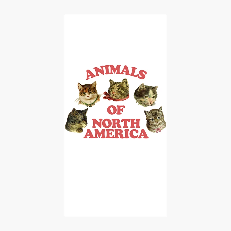 Cute Kitties  80s Style Thrift Design iPhone Case