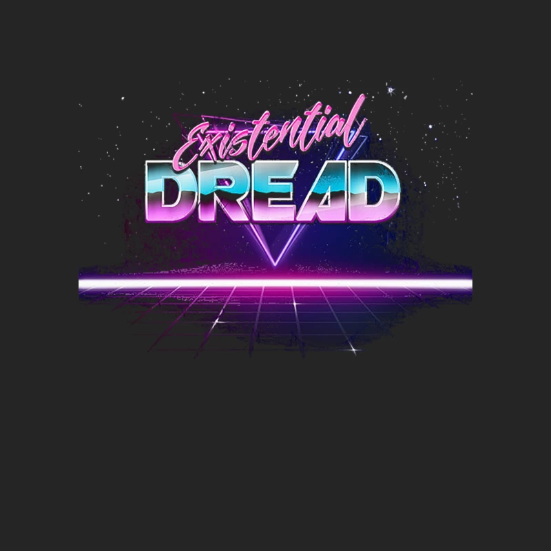Existential Dread - Vaporwave Aesthetic Nihilism Design Male Pullover Sweatshirt