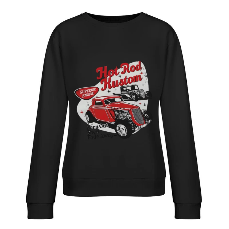 Hot Rod Kustom Design mit klassischem Auto Damen Pullover Sweatshirt