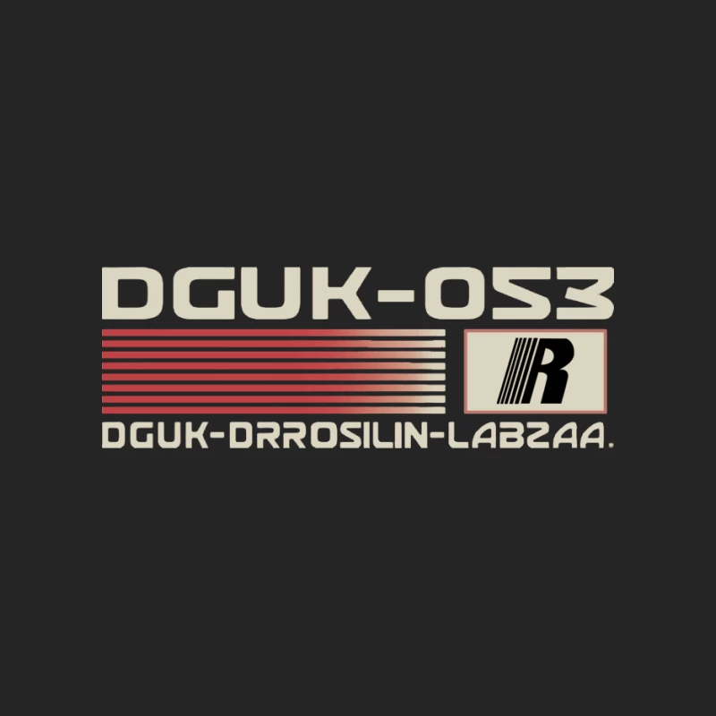 Design-Grafik DGUK-Logo Rot Herren Pullover Sweatshirt