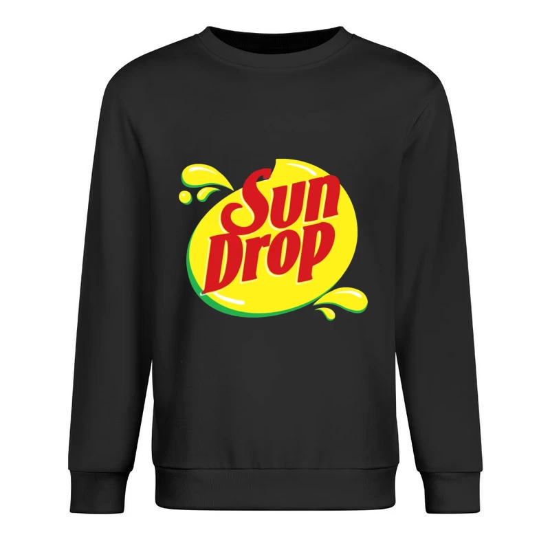 Sun Drop Soda Brand Vintage Logo Design Male Pullover Sweatshirt