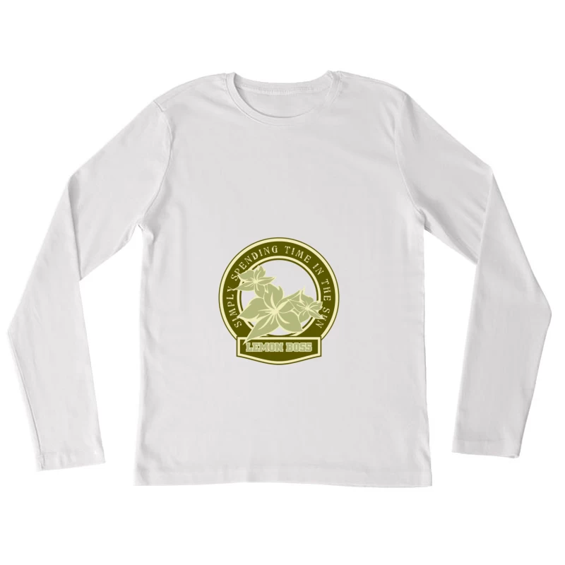 Logo Citron Boss - Soleil et Nature Femme Manches Longues T-Shirt
