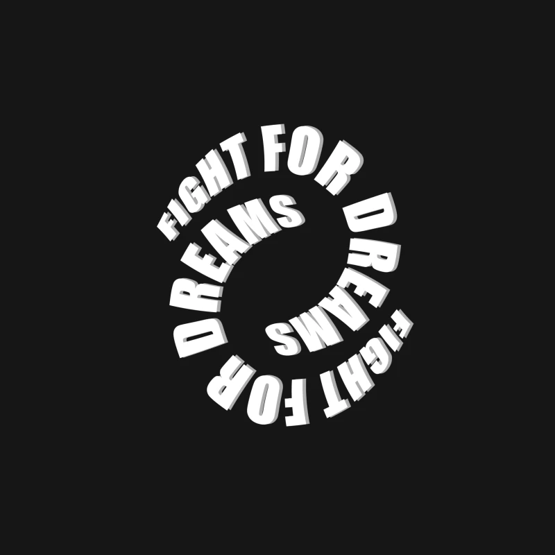 Kämpfe für deine Träume – Spiraldesign Herren T-Shirt