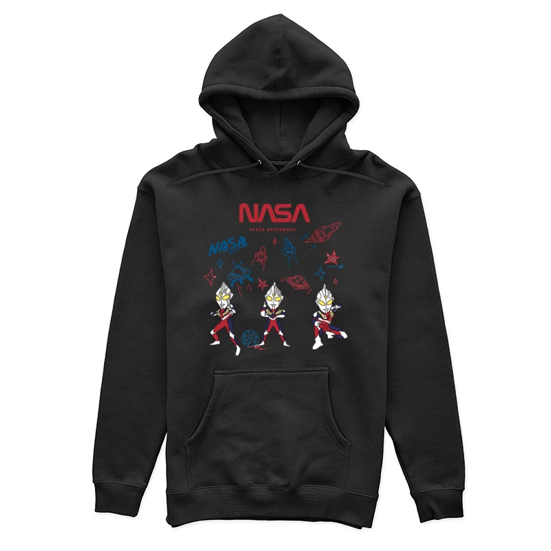 Weltraumabenteuer mit Astronauten und Raketen Damen Pullover Hoodie