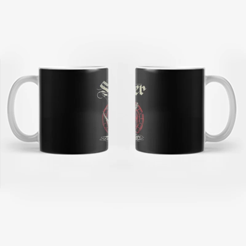 Gothic Skeleton Band Art - Seether Rock Metal Design Coffee Mug