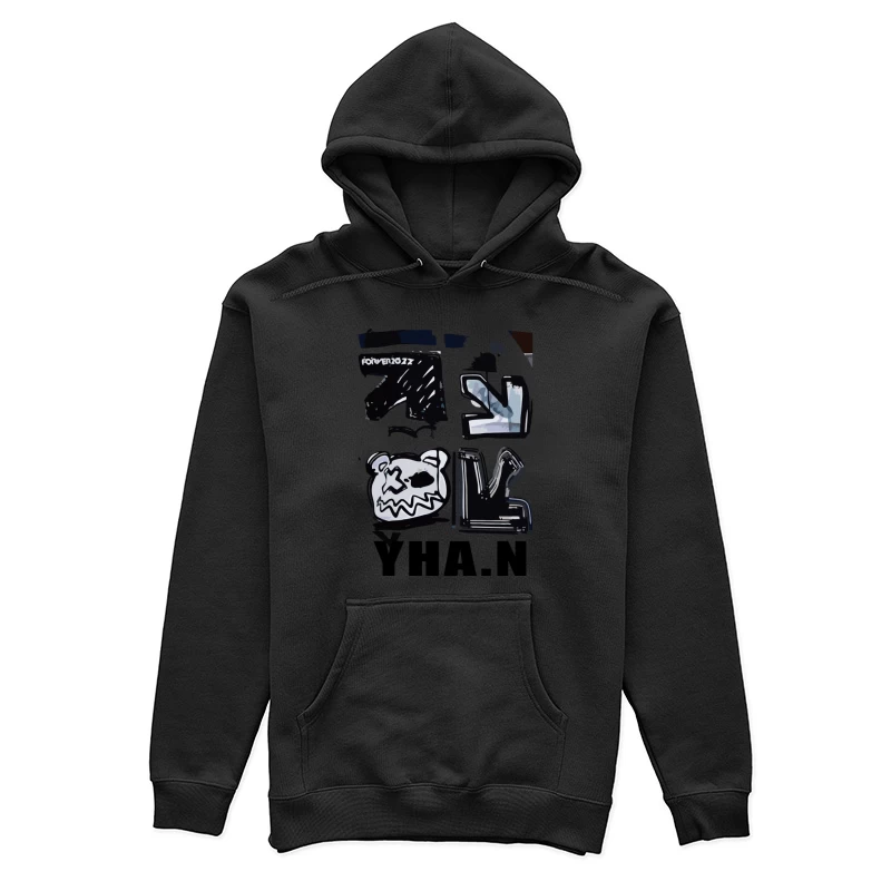 Kreatives Grafikdesign mit Symbolen Damen Pullover Hoodie