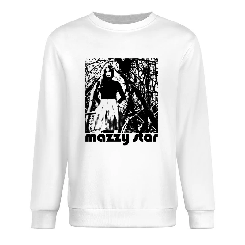 Mazzy Star Black White Male Pullover Sweatshirt