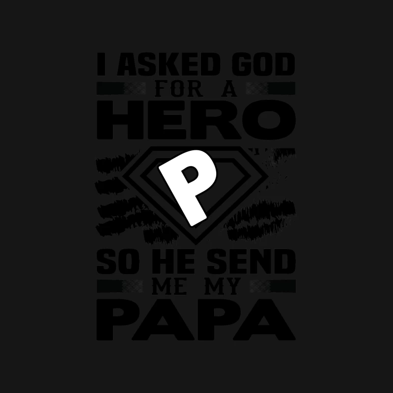 Message inspirant pour Papa Femme T-Shirt