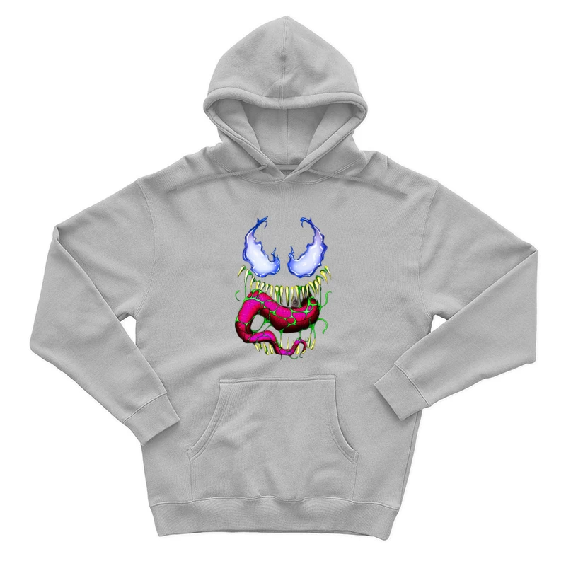 Vibrant Comic Monster Art Male Pullover Hoodie