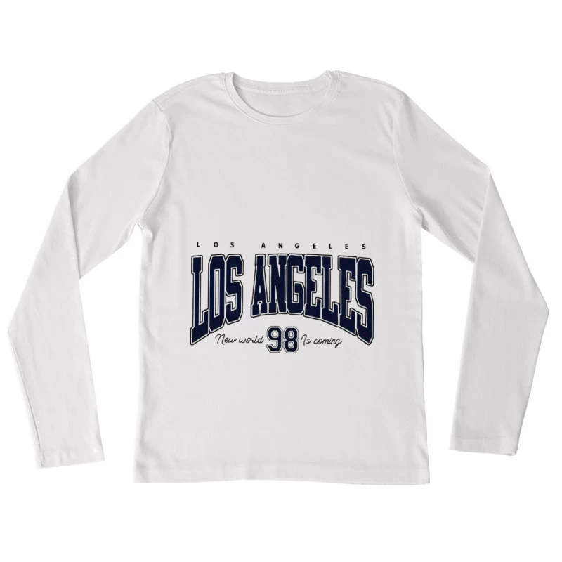 Design Sportivo di Los Angeles Maglietta maniche lunghe Donna