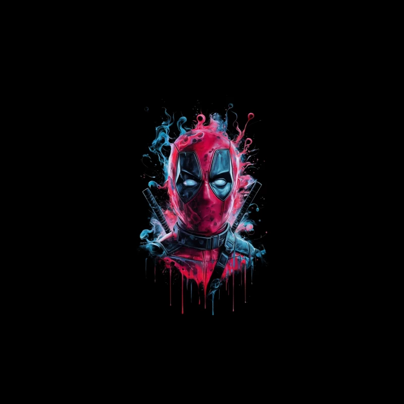Deadpool Comic Art Illustration Travel Mug